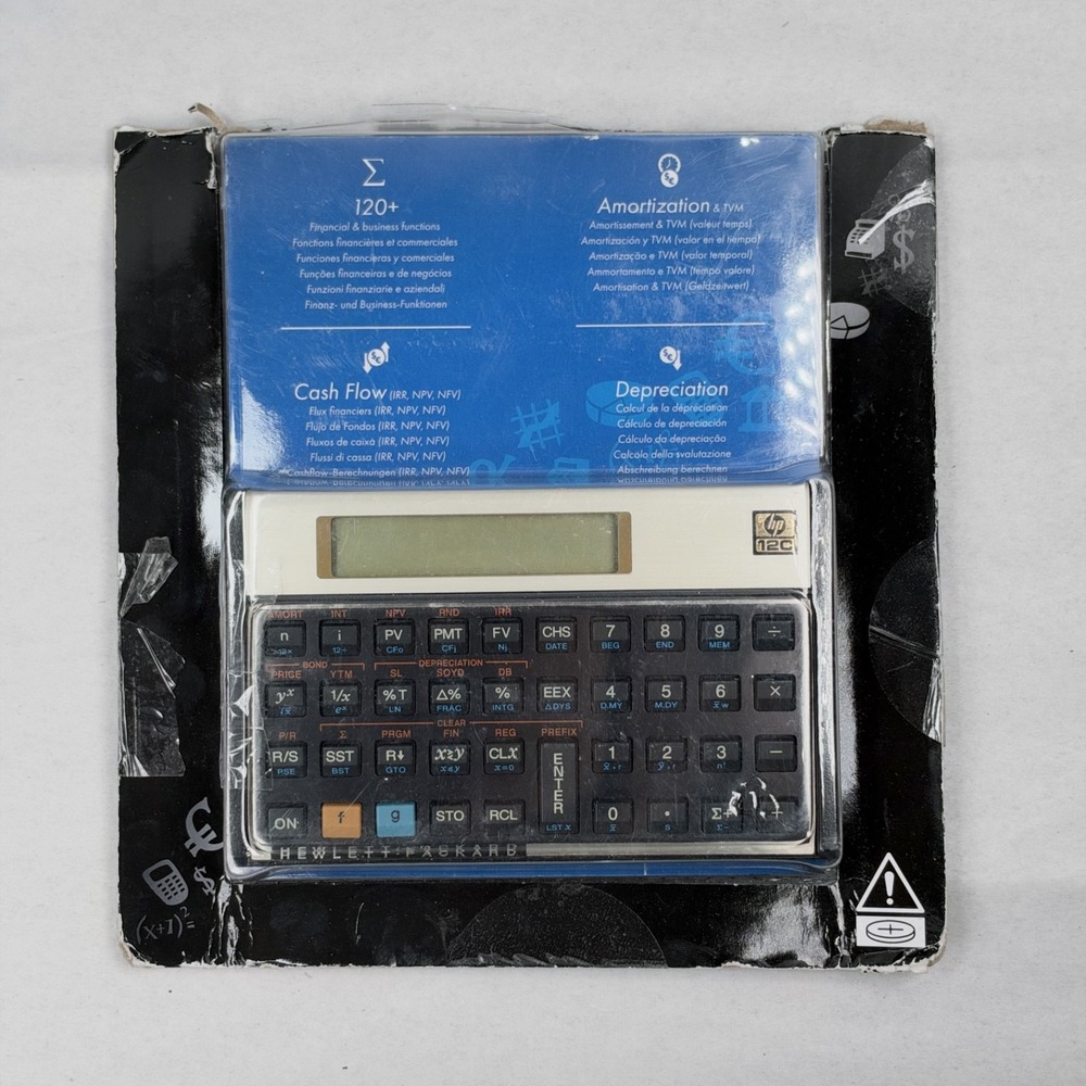 HP 12c Platinum Financial Calculator Hewlett Packard / New / Open Package